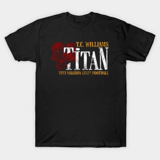 T.C. Williams Titans 1971 Football T-Shirt